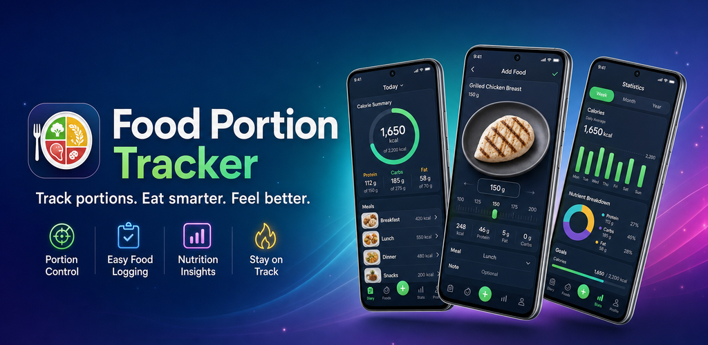 Food Portion Tracker promotional banner